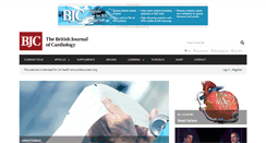 Desktop Screenshot of bjcardio.co.uk